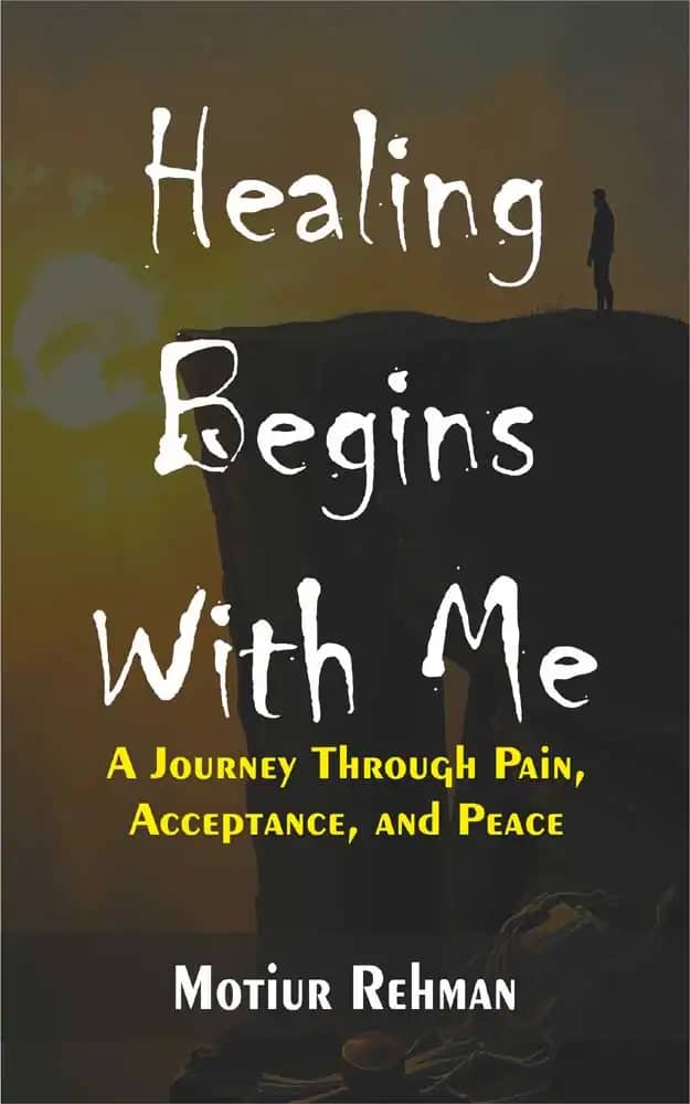 Cover of Healing Begins With Me showing a soft, healing-themed design