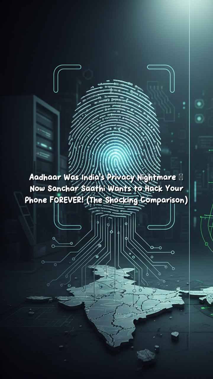 Aadhaar Was India's Privacy Nightmare – Now Sanchar Saathi Wants to Hack Your Phone FOREVER! (The Shocking Comparison)