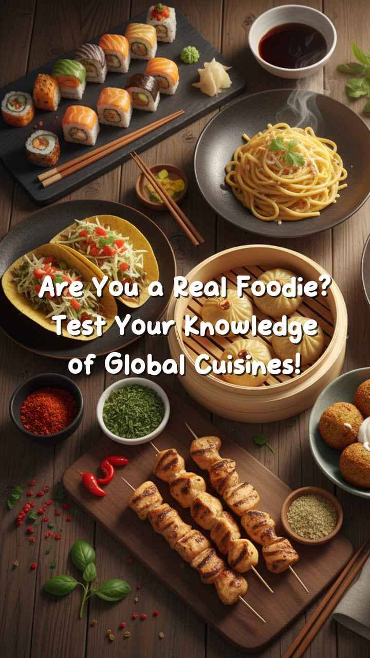 Are You a Real Foodie? Test Your Knowledge of Global Cuisines!