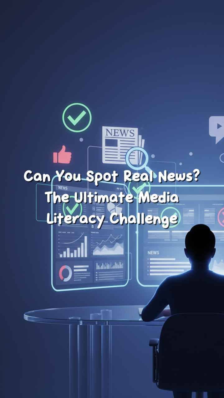 Can You Spot Real News? The Ultimate Media Literacy Challenge