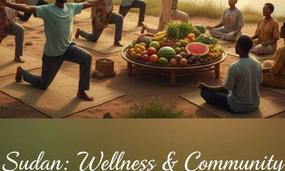 Mode de vie sain avec alimentation équilibrée et méditation