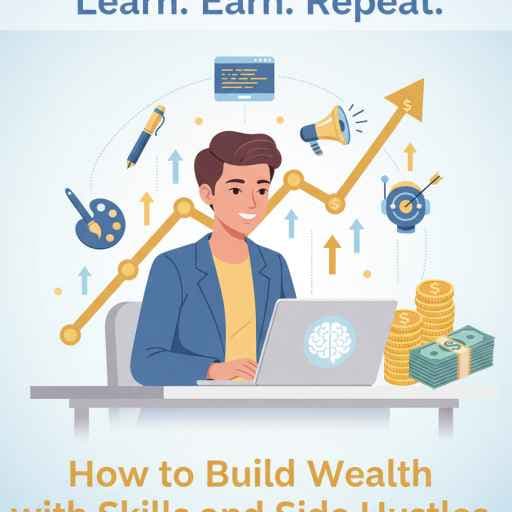 person learning new skills for a side hustle
