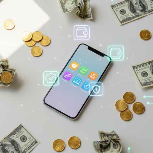 Smartphone showing apps that pay real money