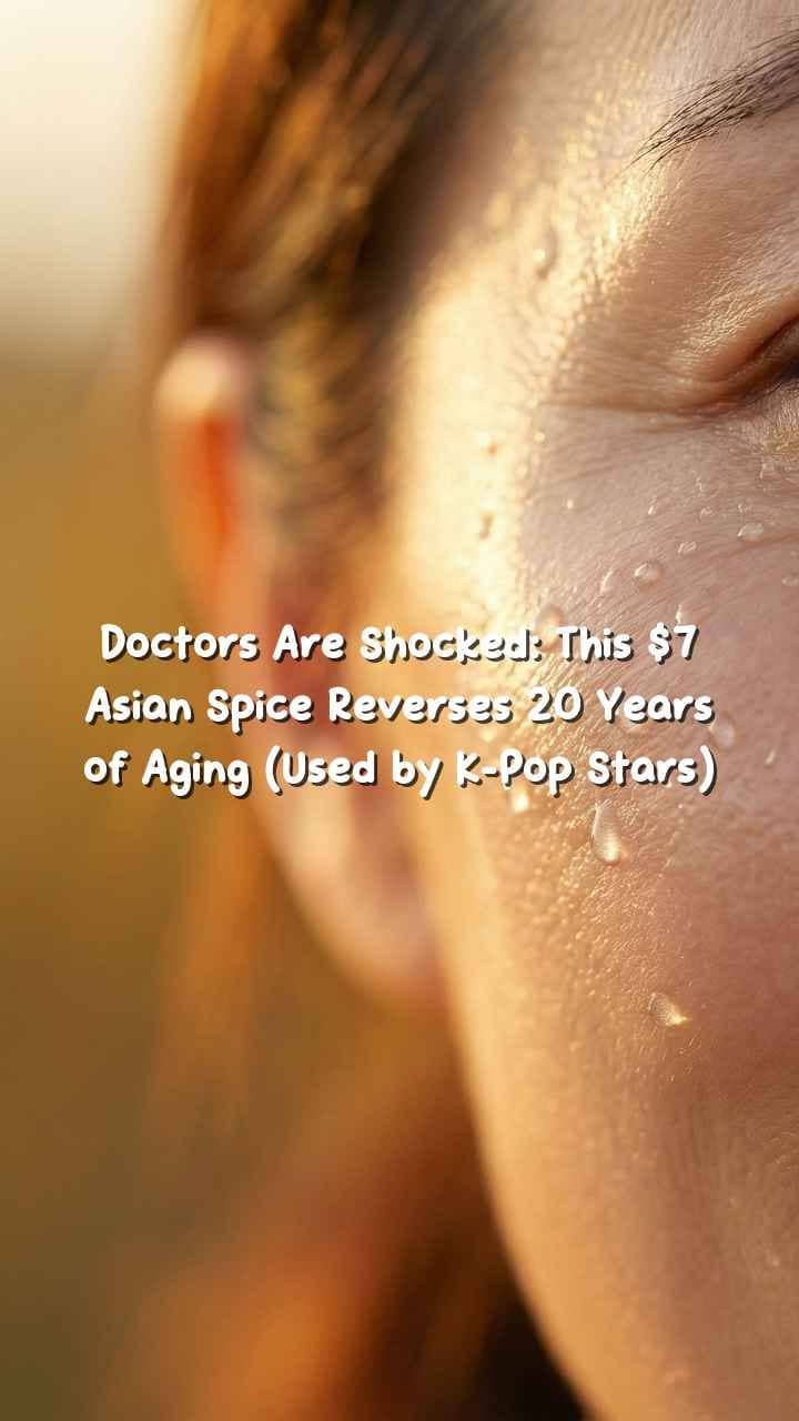 Doctors Are Shocked: This $7 Asian Spice Reverses 20 Years of Aging (Used by K-Pop Stars)