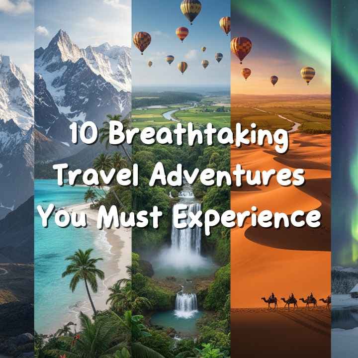 Beautiful travel adventure landscape with mountains and ocean