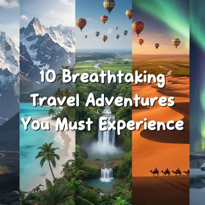 पर्वत और समुद्र के साथ एक सुंदर ट्रैवल एडवेंचर दृश्य