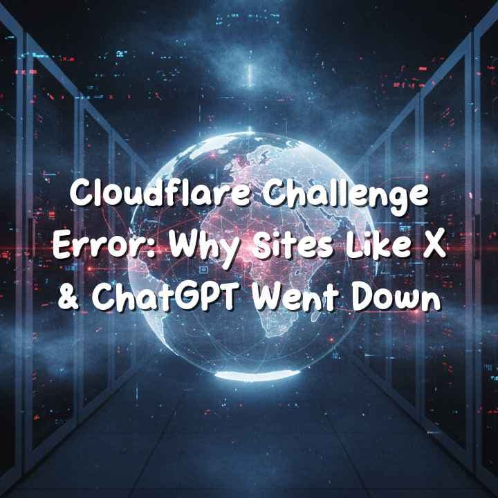 इंटरनेट आउटेज और नेटवर्क ग्लिच को दर्शाने वाली तकनीकी छवि