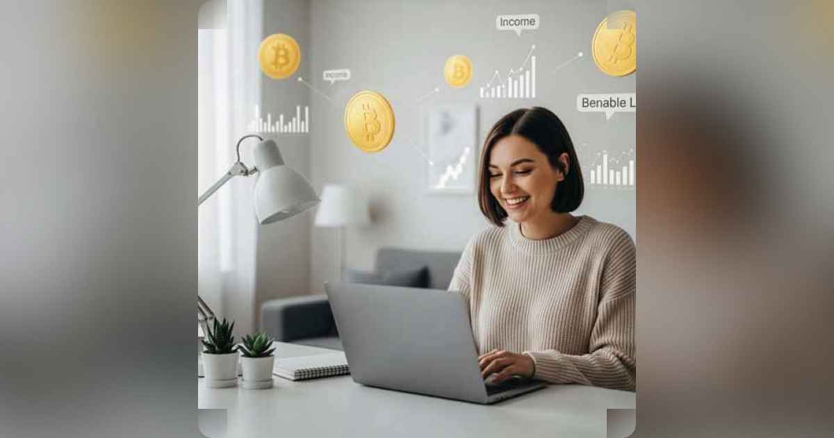 A person curating a stylish product recommendation list on their laptop