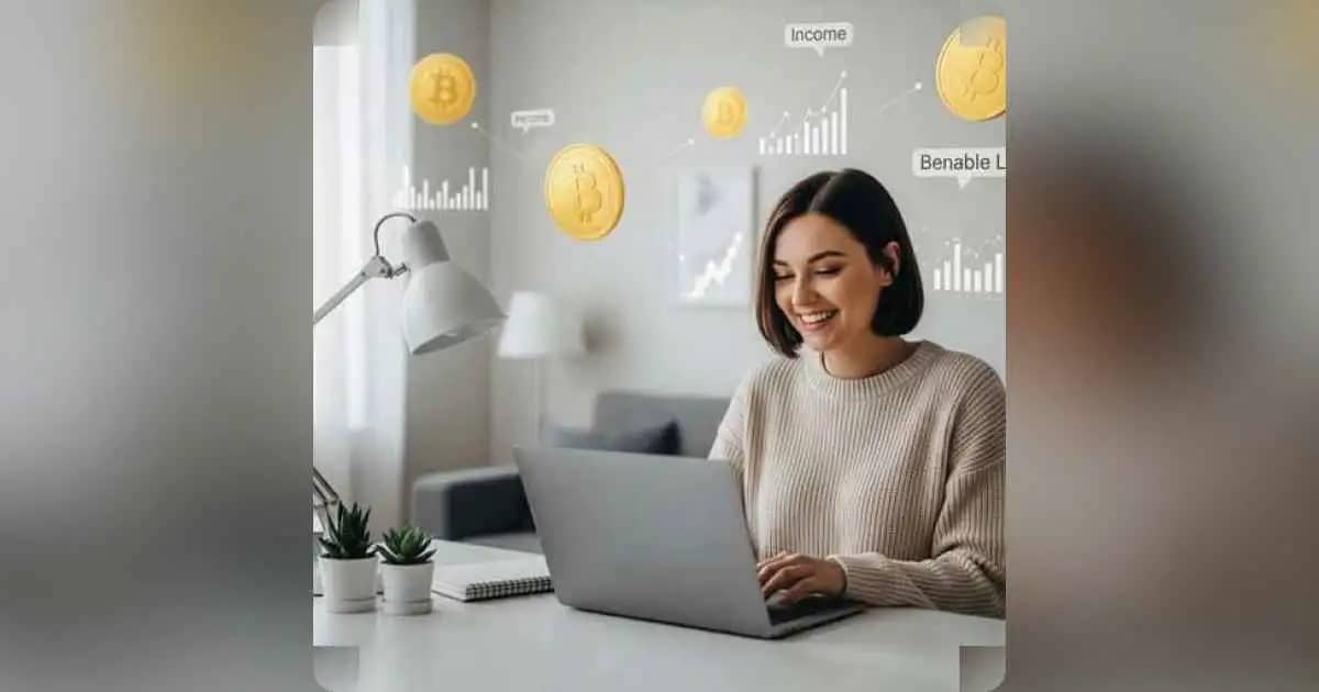 A person curating a stylish product recommendation list on their laptop