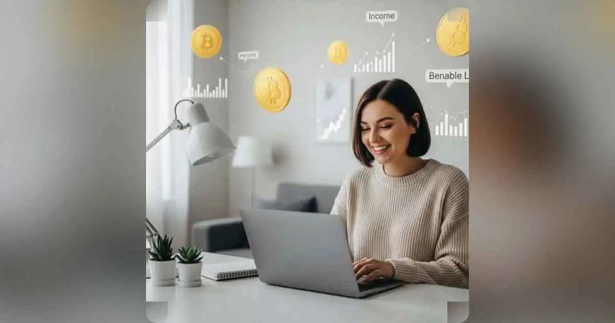 A person curating a stylish product recommendation list on their laptop