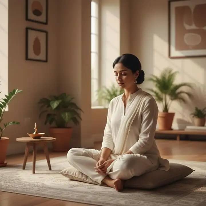 शांत आधुनिक वातावरण में सहानुभूति और भावनात्मक जुड़ाव दिखाते लोग जो मानसिक स्वास्थ्य और हीलिंग दर्शाते हैं