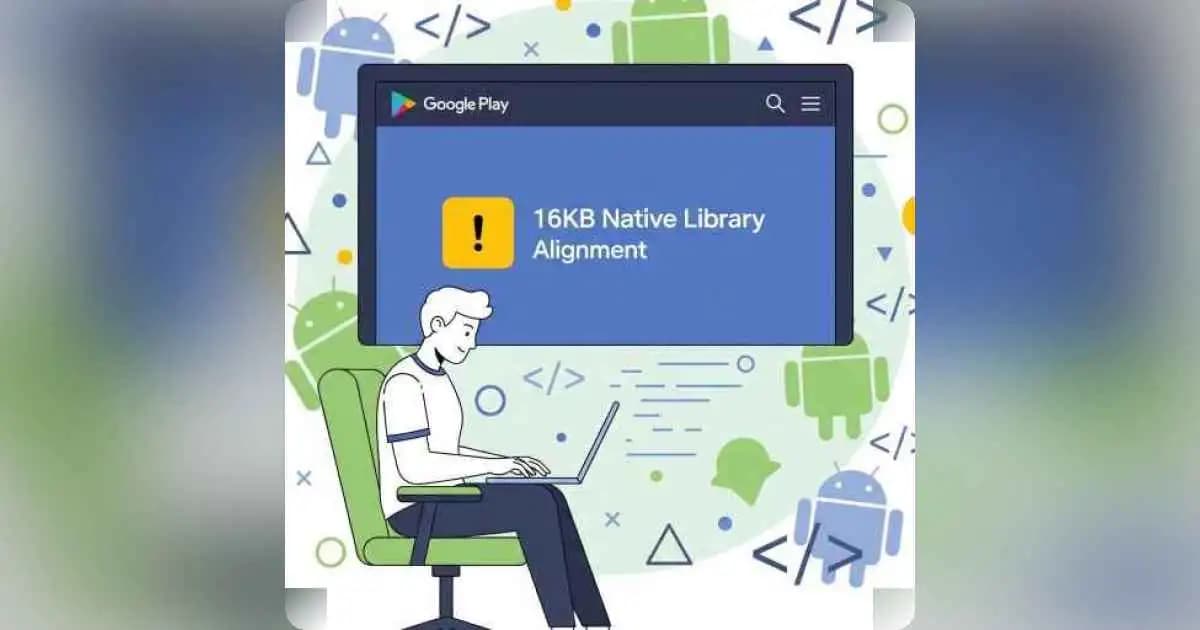 Google Play Console warning about 16KB native library alignment