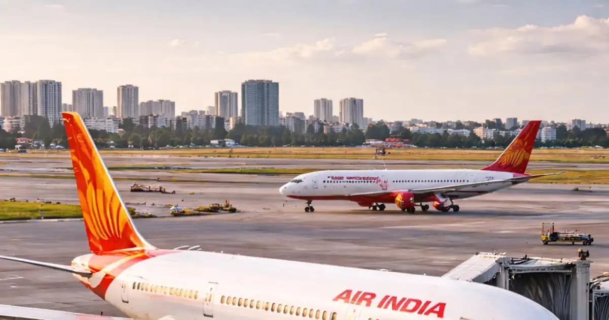 Passengers checking flight cancellation information at airport