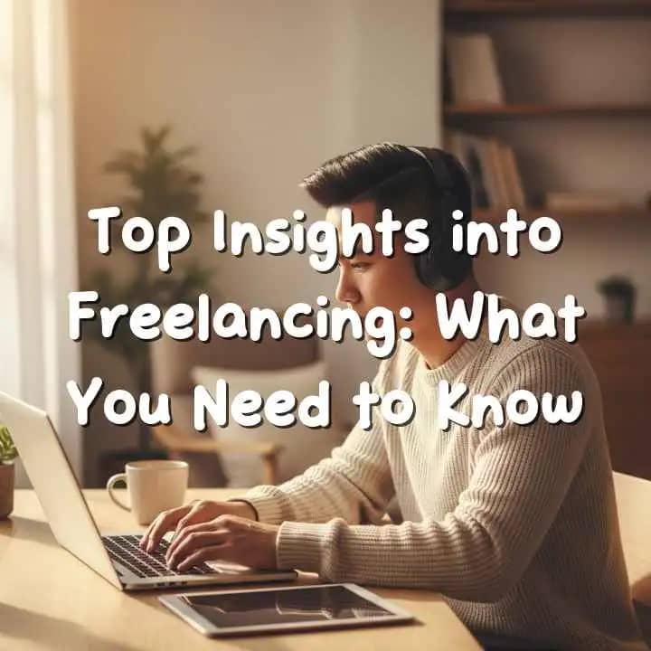 लैपटॉप पर काम करता हुआ फ्रीलांसर