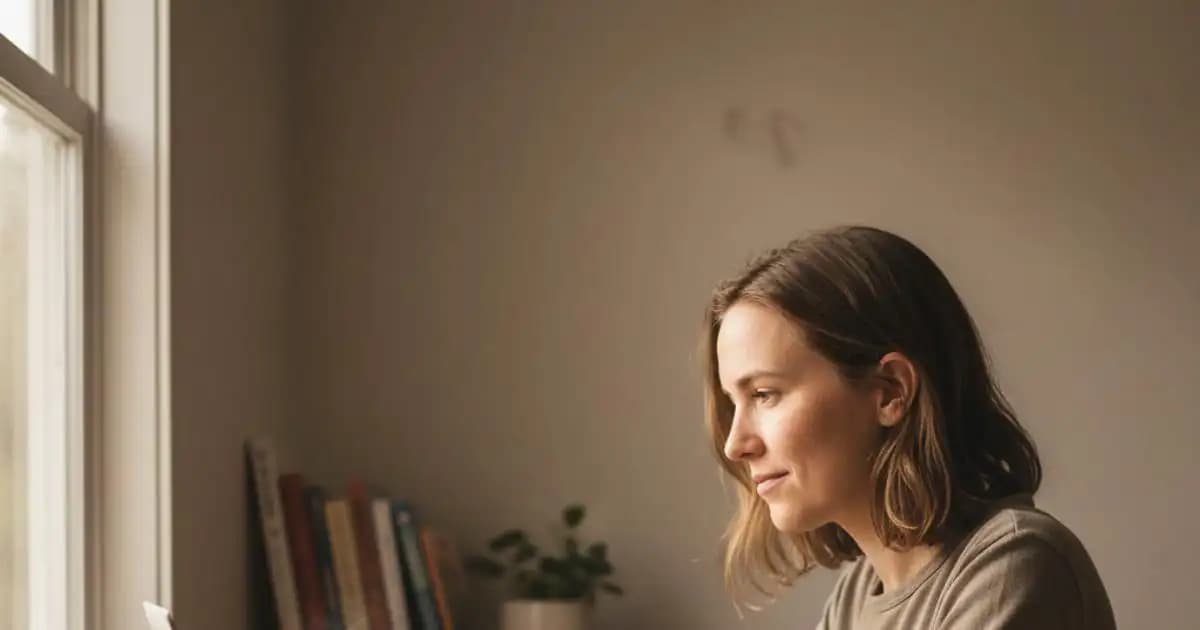 Person writing an article on a laptop at home and earning online
