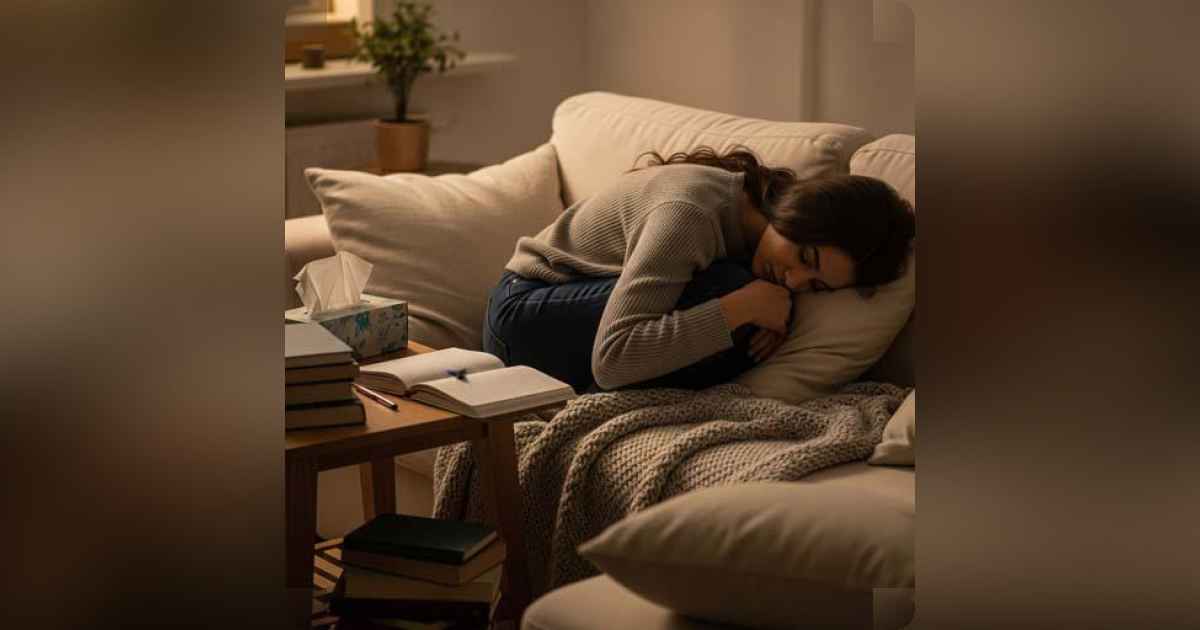 Person journaling during emotional healing process