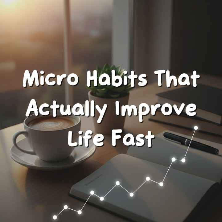 Micro habits that improve life