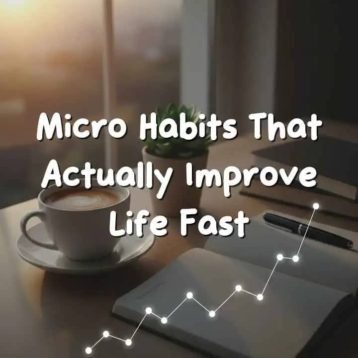 Micro habits that improve life