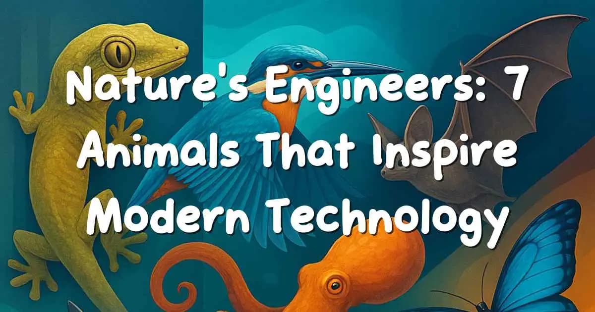 Animals that inspire modern technology through biomimicry