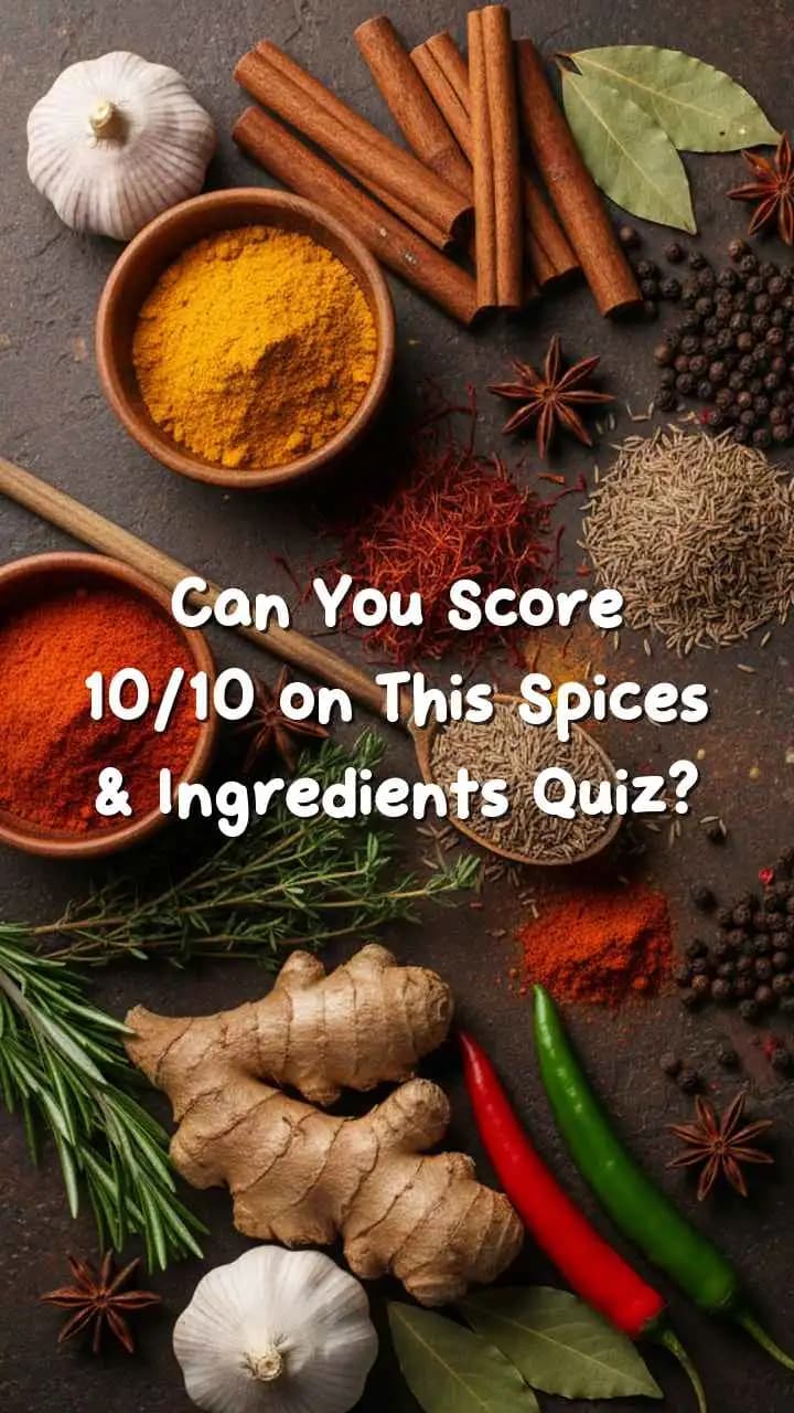 Colorful global spices and ingredients arranged beautifully