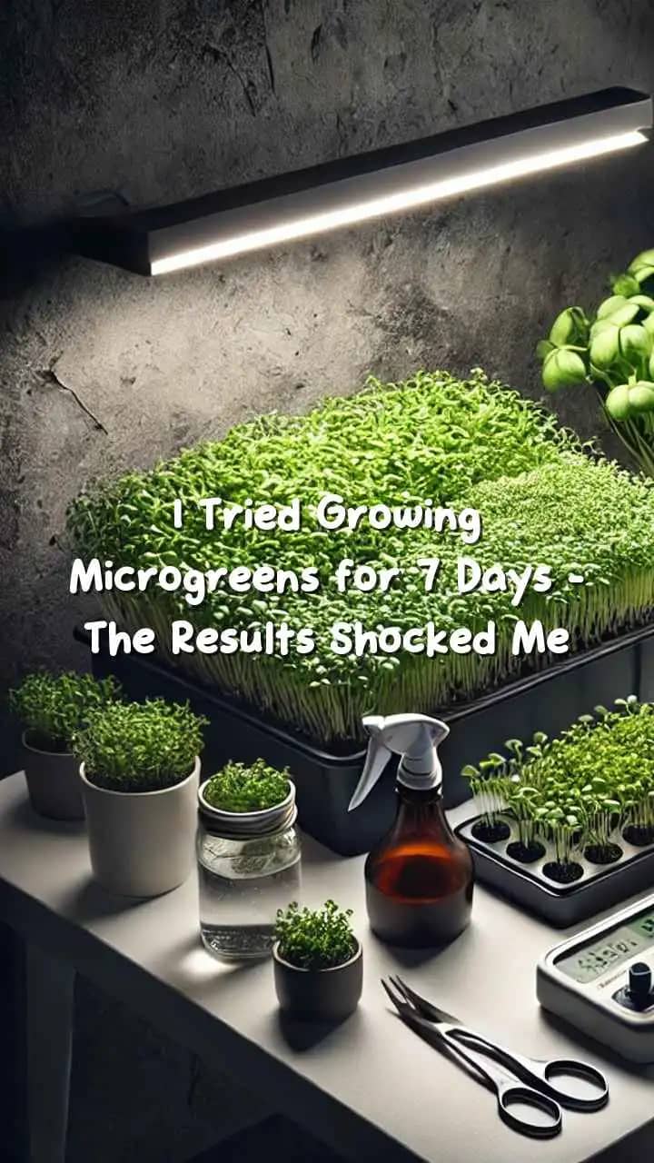 I Tried Growing Microgreens for 7 Days - The Results Shocked Me