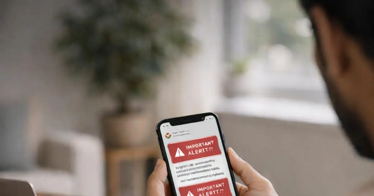 मोबाइल पर आधार से जुड़ी सुरक्षा जांच करता व्यक्ति