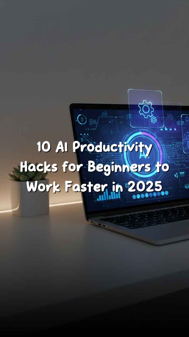 10 AI Productivity Hacks for Beginners to Work Faster in 2025