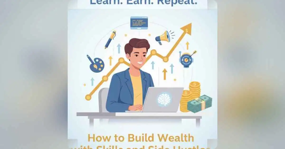 person learning new skills for a side hustle