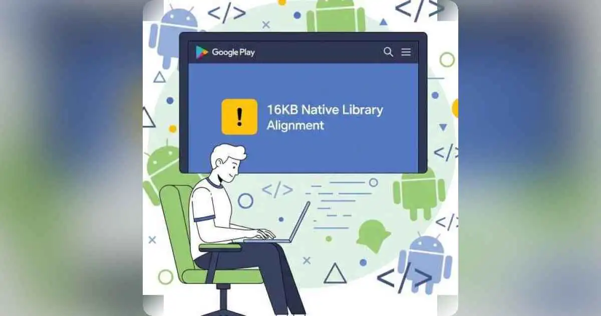 Google Play Console warning about 16KB native library alignment