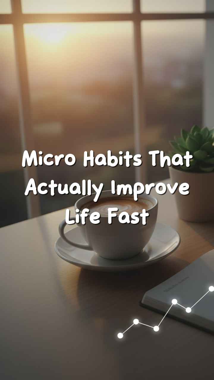 Micro Habits That Actually Improve Life Fast