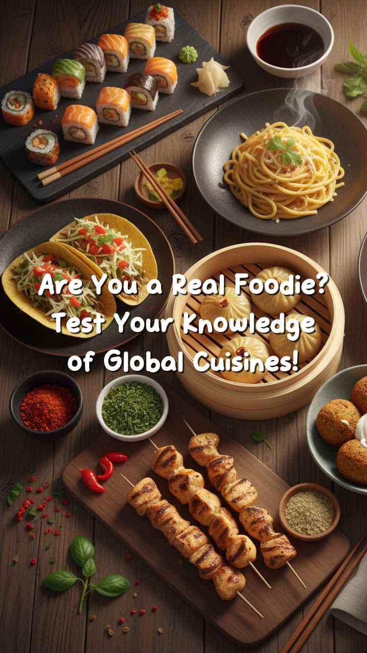 Are You a Real Foodie? Test Your Knowledge of Global Cuisines!