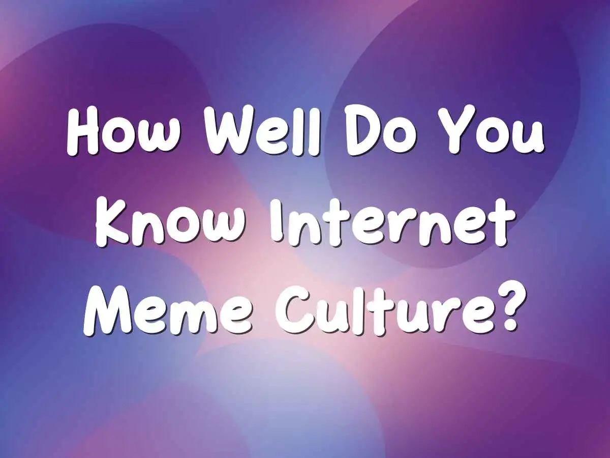 इंटरनेट मीम संस्कृति क्विज़ चित्रण