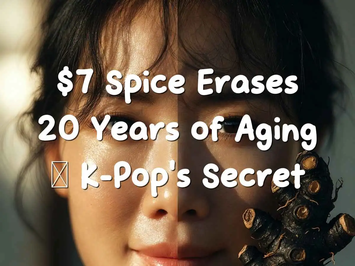 47 साल की महिला ब्लैक जिंजर रूट पकड़े चमकदार ग्लास स्किन के साथ, ड्रामेटिक बिफोर-आफ्टर स्प्लिट इफेक्ट