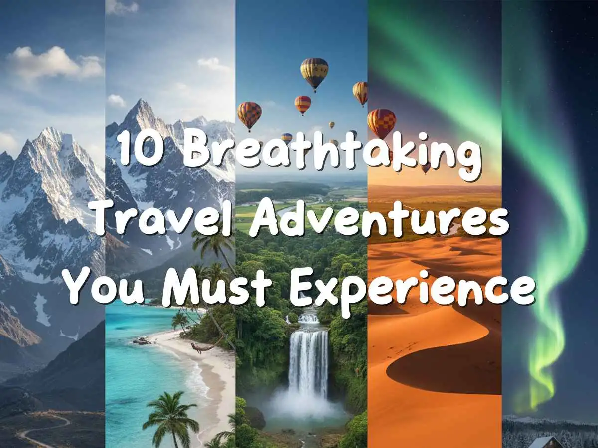 Panoramic landscape showing mountains, ocean, and adventure scenery