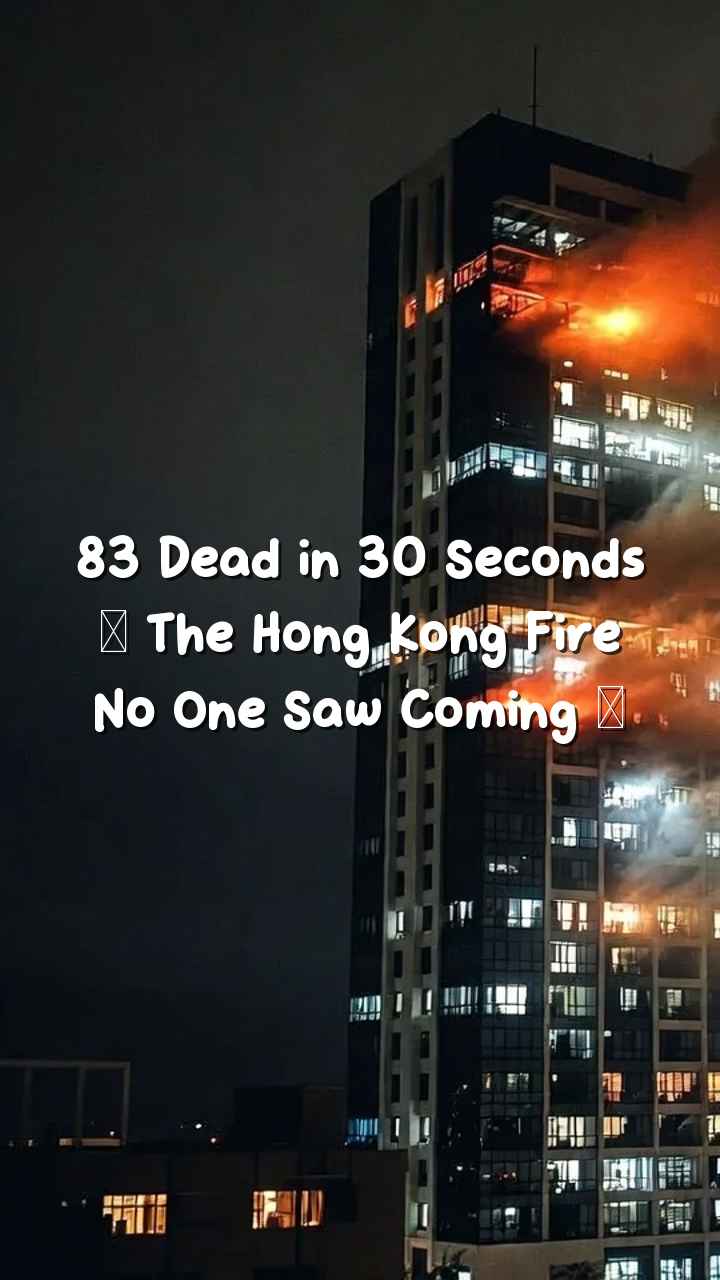 83 Dead in 30 Seconds – The Hong Kong Fire No One Saw Coming 😱