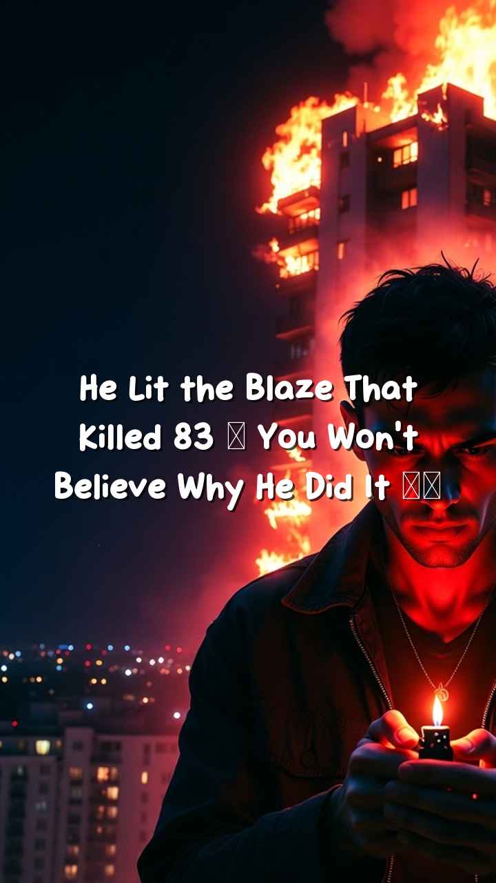 He Lit the Blaze That Killed 83 – You Won’t Believe Why He Did It 🔥😱