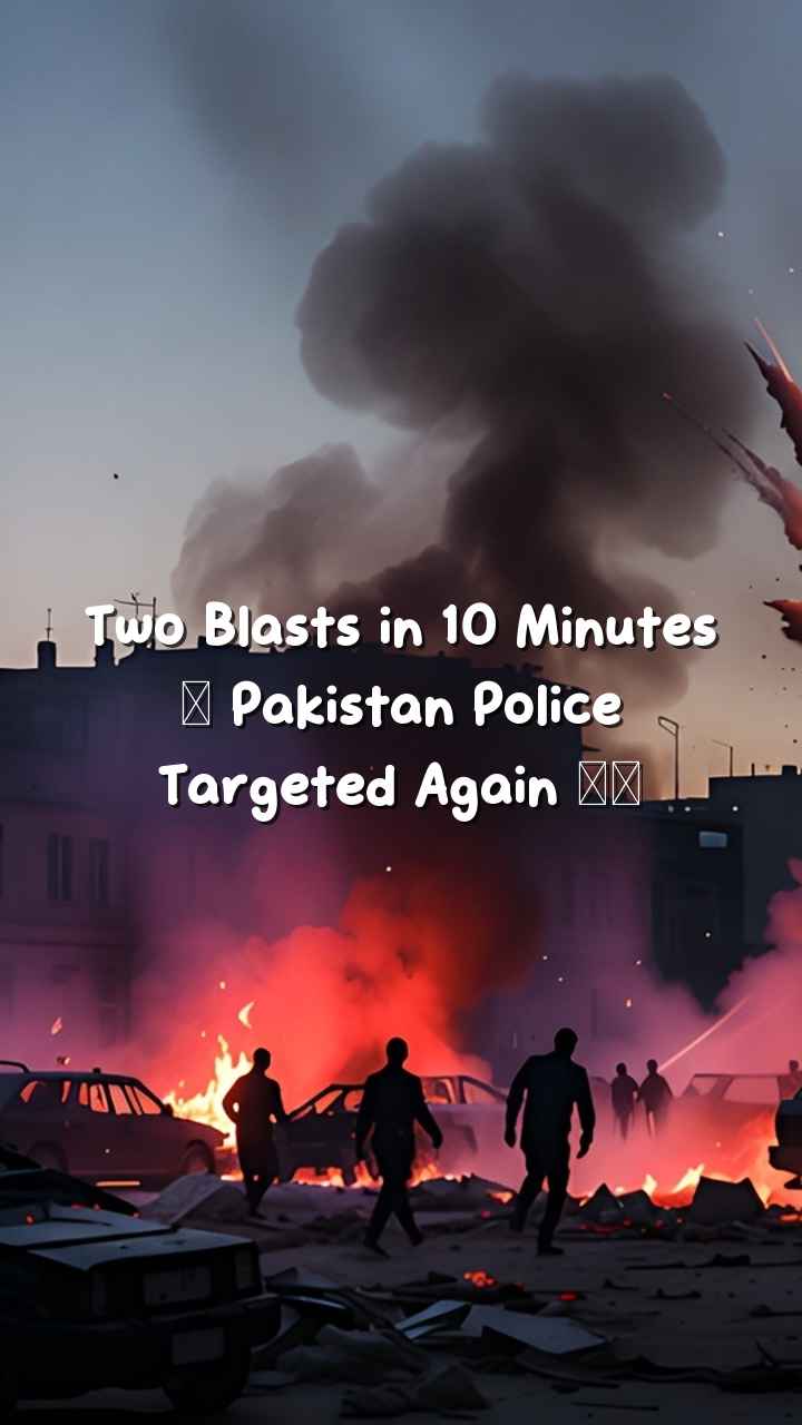 Two Blasts in 10 Minutes – Pakistan Police Targeted Again 💥😱