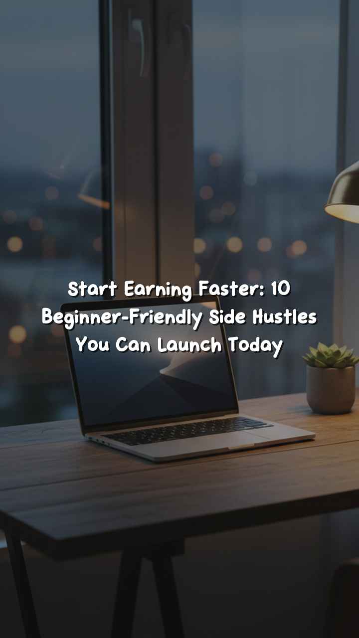 Start Earning Faster: 10 Beginner-Friendly Side Hustles You Can Launch Today