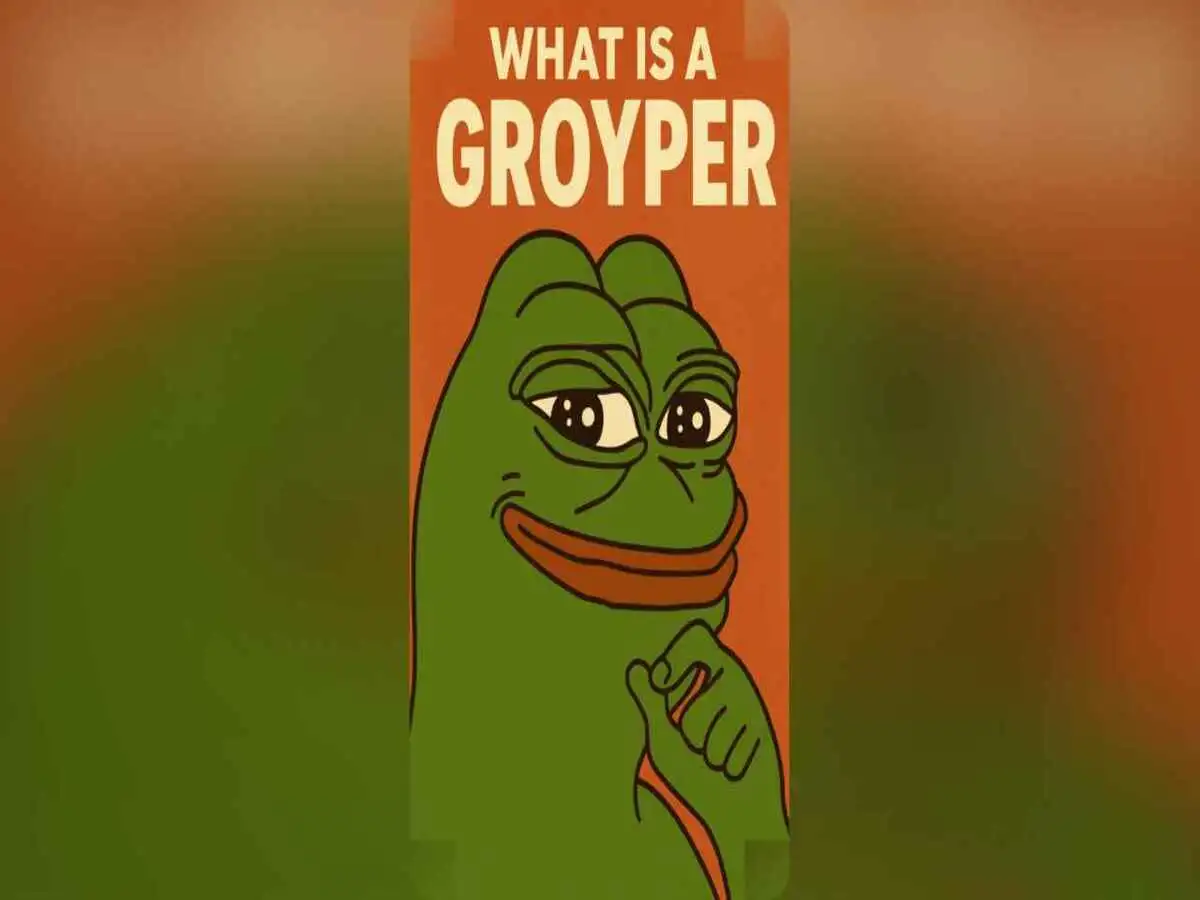 Illustration of a frog meme symbolizing the groyper movement